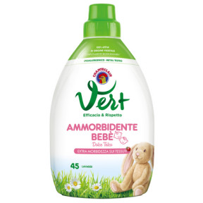 Концентрований пом'якшувач для дитячої білизни Chanteclair Vert Ammorbidente Bebe, 900 мл, 45 прань